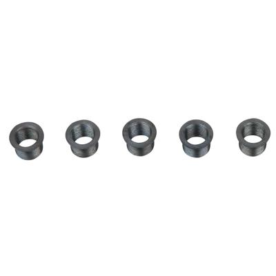KS Tools 150.5056 Schroefdraadbus met ring L=12mm, IG=M10x1,25/AG=M12x1,25, verpakking van 5 stuks