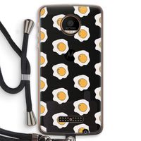 Bacon to my eggs #1: Motorola Moto Z Force Transparant Hoesje met koord