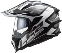 LS2 Helmet mx701 explorer alter xxl bl./white matt