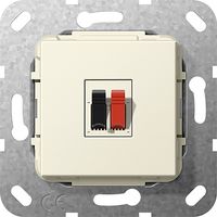Luidsprekeraansluiting 1V Gira creme 569201