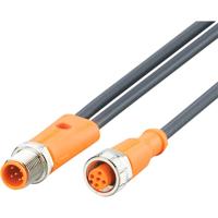 ifm Electronic EVCA04 Verbindingskabel Aantal polen (sensoren): 4, 5 Stekker, recht, Bus, recht 0.3 m 1 stuk(s)