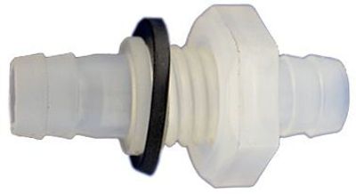 Europond PE Doorvoer Slangtule 10mm - M14 Polyethyleen Buitendraad met O-ring en Moer