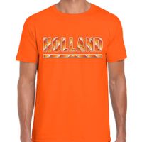 Oranje / Holland supporter t-shirt voor heren