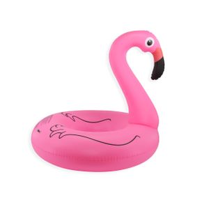 InflaGlow Solar Opblaas Roze Flamingo XL met LED verlichting - Werkt op Zonne-energie - Ingebouwde accu - Geeft tot wel 8 uur licht