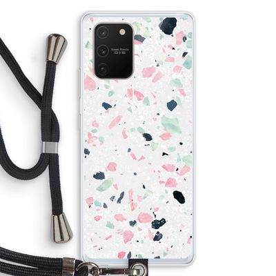 Terrazzo N°3: Samsung Galaxy S10 Lite Transparant Hoesje met koord