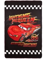 Cars zwart fleece deken 100 x 150 cm