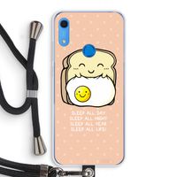 Sleep All Day: Huawei Y6s Transparant Hoesje met koord