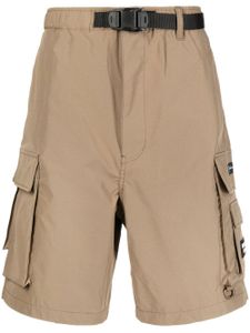 izzue short ceinturé à poches cargo - Marron