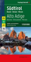 Wegenkaart - landkaart Tirol Zuid - Bozen - Brixen - Meran | Freytag & Berndt