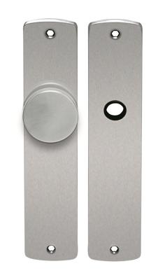 Knop/Krukschild renovatie LS rvs mat blind