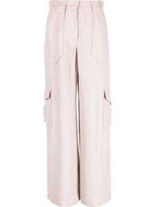 Fabiana Filippi pantalon ample à poches cargo - Rose