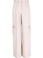 Fabiana Filippi pantalon ample à poches cargo - Rose