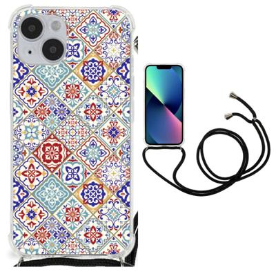 iPhone 14 Plus Anti-Shock Hoesje Tiles Color iPhone 14 Plus Anti-Shock Hoesje Tiles Color