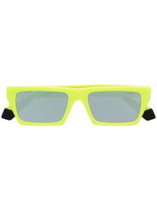 MSGM lunettes de soleil à monture carrée - Jaune