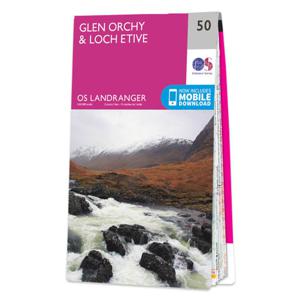 Wandelkaart - Topografische kaart 050 Landranger Glen Orchy & Loch Eti