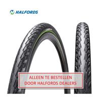 HALFORDS 28x1 5/8x1 3/8 anti-lek zwart reflex draad