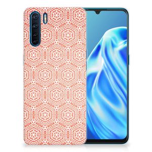 OPPO A91 TPU bumper Pattern Orange