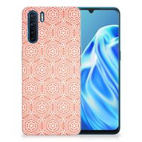 OPPO A91 TPU bumper Pattern Orange