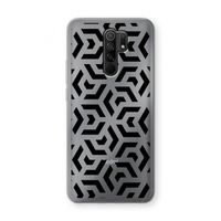Crazy pattern: Xiaomi Redmi 9 Transparant Hoesje
