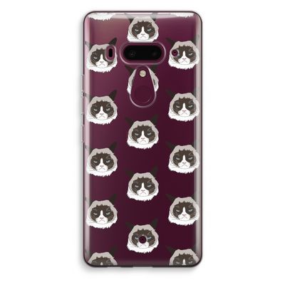 It's a Purrr Case: HTC U12+ Transparant Hoesje