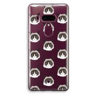It's a Purrr Case: HTC U12+ Transparant Hoesje