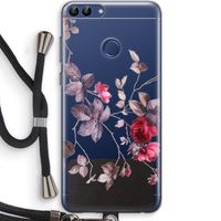 Mooie bloemen: Huawei P Smart (2018) Transparant Hoesje met koord