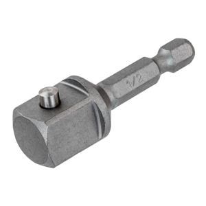DeWALT DT7512 IMPACT slagschroefadapter 1/4" zeskant naar 1/2" vierkant