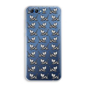 Zwarte poes: Honor 10 Transparant Hoesje
