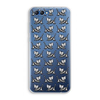 Zwarte poes: Honor 10 Transparant Hoesje