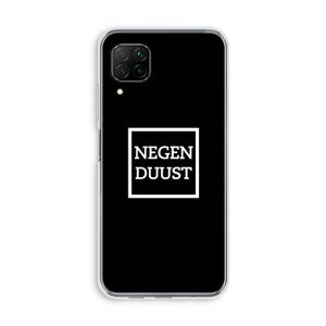 Negenduust black: Huawei P40 Lite Transparant Hoesje