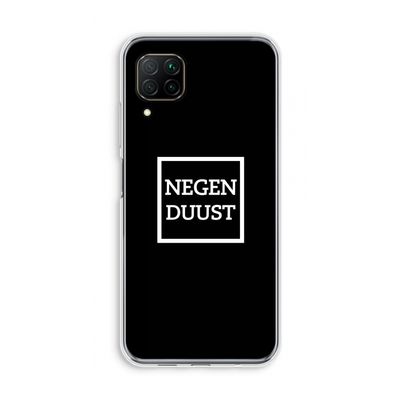 Negenduust black: Huawei P40 Lite Transparant Hoesje