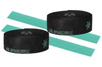 Supacaz - super sticky kush galaxy stuurlint zwart / celeste inclusief aluminium stuurplug