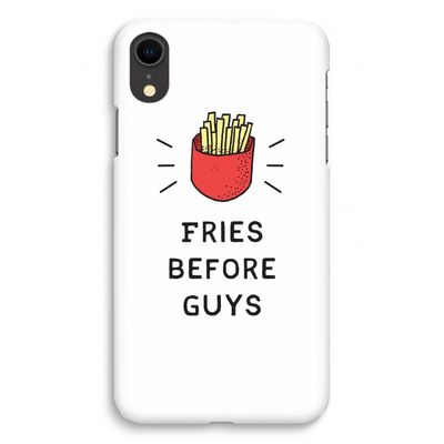 Fries before guys: iPhone XR Volledig Geprint Hoesje