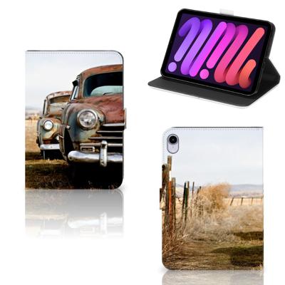 iPad Mini 6 (2021) Tablet Hoesje met foto Vintage Auto iPad Mini 6 (2021) Tablet Hoesje met foto Vintage Auto