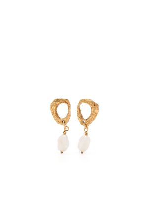 LOVENESS LEE boucles d'oreilles Dio Aurum pendantes à perles
