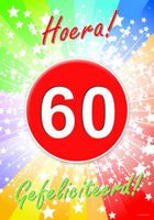 Decoratie poster 60 jaar - thumbnail