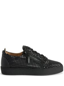 Giuseppe Zanotti baskets The New Manhattan cloutées - Noir