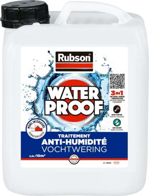 RUBSON Waterdichtende behandelingswanden Natte binnenkant kleurloos 2,5 L