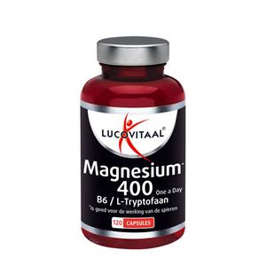 Lucovitaal Magnesium 400 L-Tryptofaan - 120 capsules