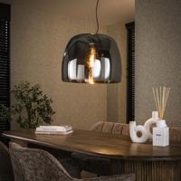 LifestyleFurn Hanglamp 'Rift' Smoke glas, 48cm