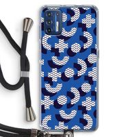 8-bit N°5: Motorola Moto G9 Plus Transparant Hoesje met koord