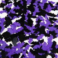 Tafelconfetti Vleermuizen Zwart/Paars