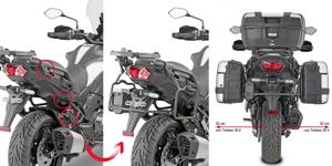 GIVI PLR Zijkofferhouders, Motorspecifieke bagage, PLR4126