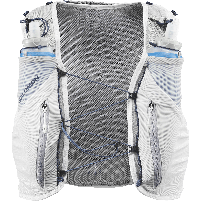 Salomon Adv skin 12 with flasks - GRIJS - Unisex