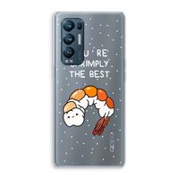 You're Shrimply The Best: Oppo Find X3 Neo Transparant Hoesje