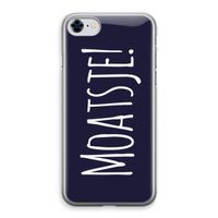 Moatsje!: iPhone 8 Transparant Hoesje