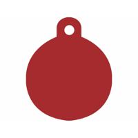 Naamplaatje Imarc Circle Rood - thumbnail