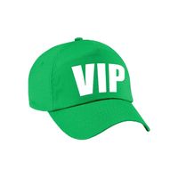 Groene VIP verkleed pet / cap voor volwassenen