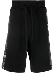 Versace Jeans Couture short à imprimé baroque - Noir