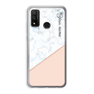 Marmer in stijl: Huawei P Smart (2020) Transparant Hoesje